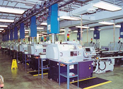 Mist collectors mounted on machining centers.